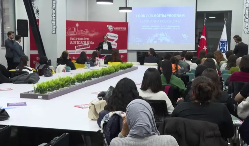 Ankara Büyükşehir'den gençlere ücretsiz '7 Gün 7 Dil' eğitimi