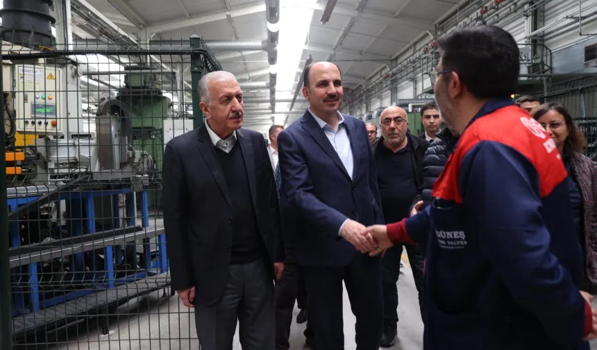 Konya'da Başkan Altay 3. OSB'yi ziyaret etti