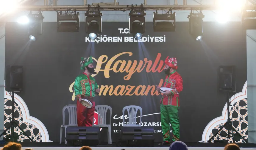 Ankara Keçiören'de Ramazan Sokağı vatandaşlarla buluşuyor