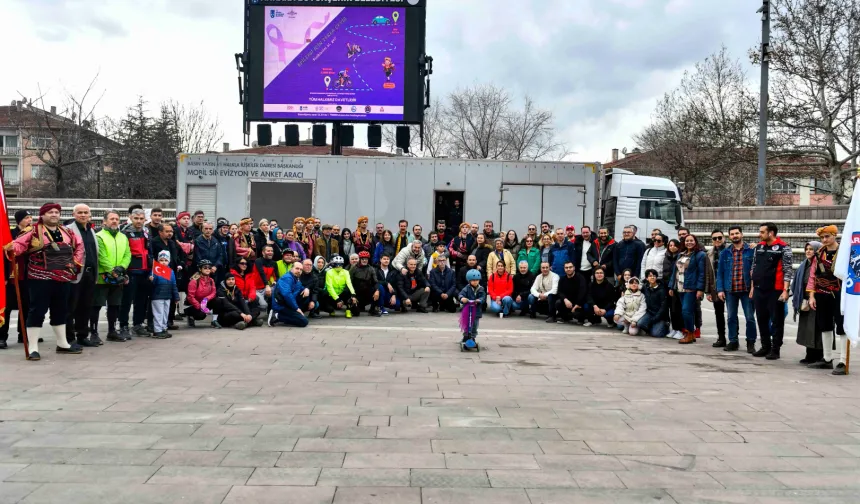 Ankara'da tekerler farkındalık için döndü