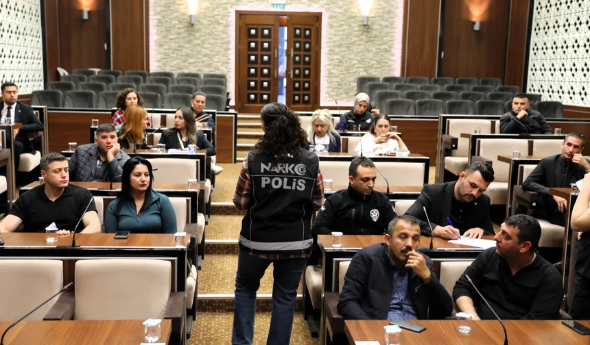 Ankara Keçiören'de özel güvenlik personeline 'Narko Kaan' eğitimi