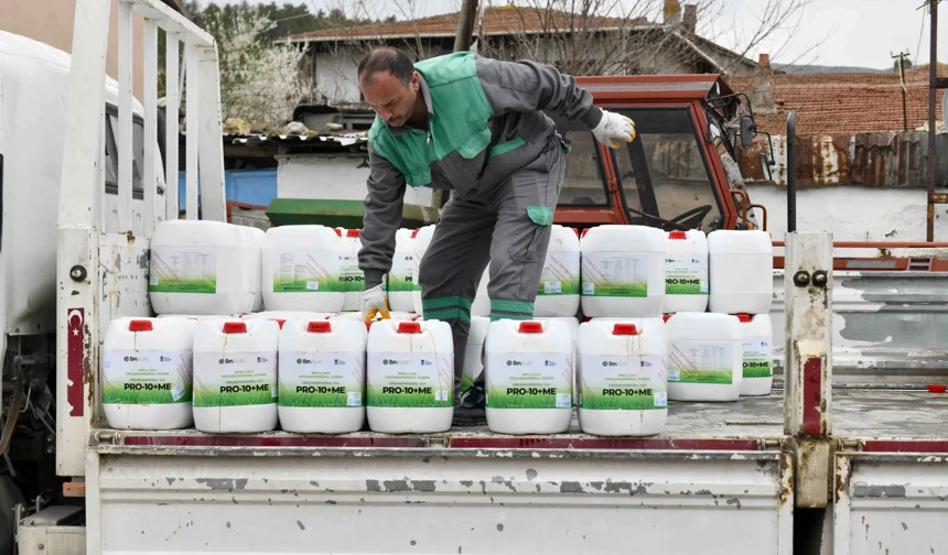 Ankara'da üreticiye yüzde 50 hibeli sıvı gübre desteği