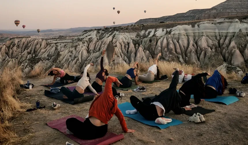 Kapadokya'da Bi'Yoga Fest hazırlığı
