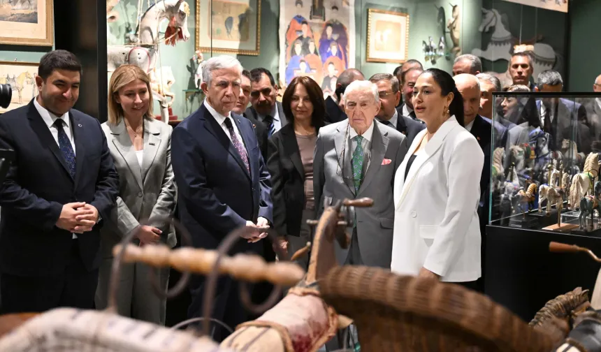 Ankara'da 'Beygir Gücü' sergisi Esat Hâl Galeri'de açıldı