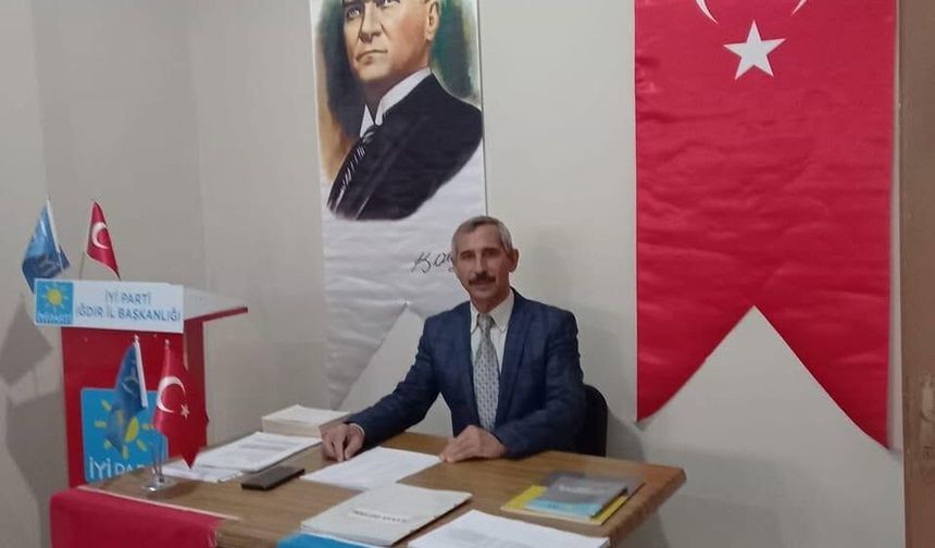 İYİ Parti Iğdır İl başkanı Sadık Uca :Uluslararası TIR sürücüleri sınır kapılarında mağdur.