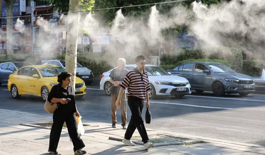 Ankara Büyükşehir'den Başkentlilere özel serinletme sistemi