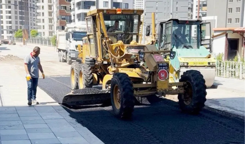 Keçiören'de Fen İşleri ekipleri sahada