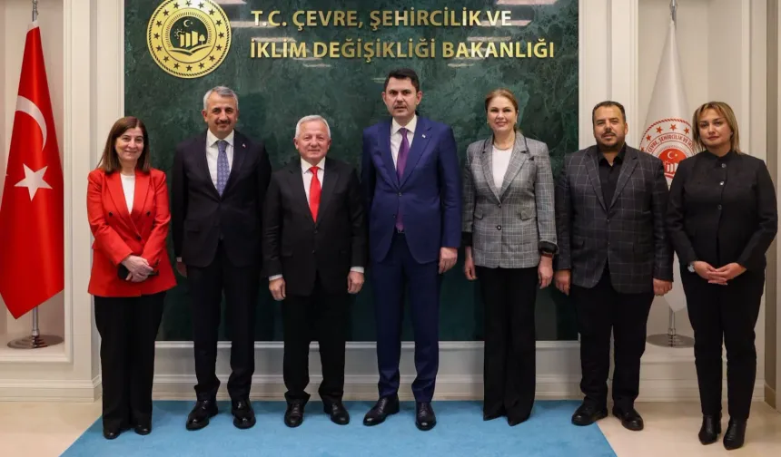 Başkan Kerman Bakan Kurum ile görüştü