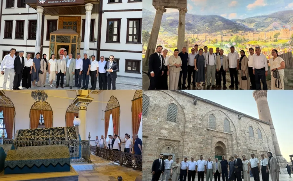Özbek gazeteciler Bursa’ya hayran kaldı