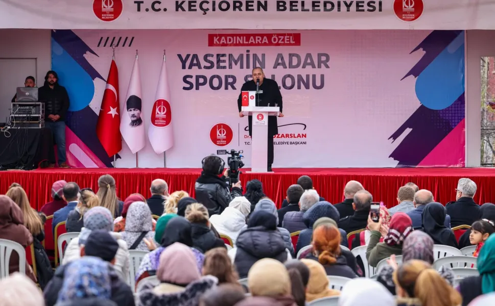 Yasemin Adar Spor Salonu Keçiören'de kadınların hizmetinde