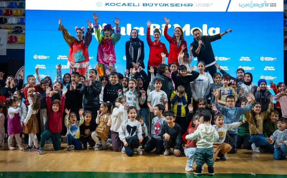 13 bin çocuk, 'Okula Bi' Mola'da' stres attı