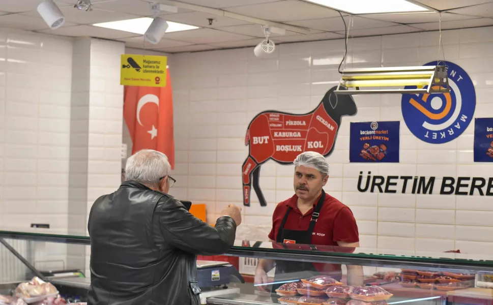 Ankara'da Ramazan ayına özel et satışına yoğun ilgi