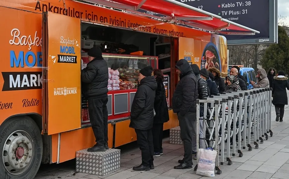 Ankaralılarla ete Mobil Market'le kavuştu