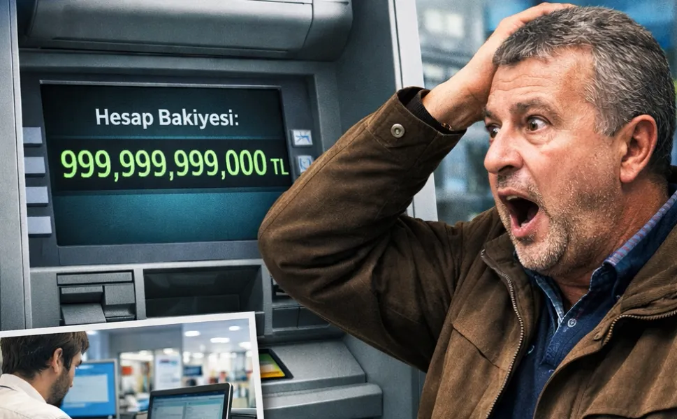 Hesabında 999.999.999.000 TL gözüktü! Banka inceleme başlattı