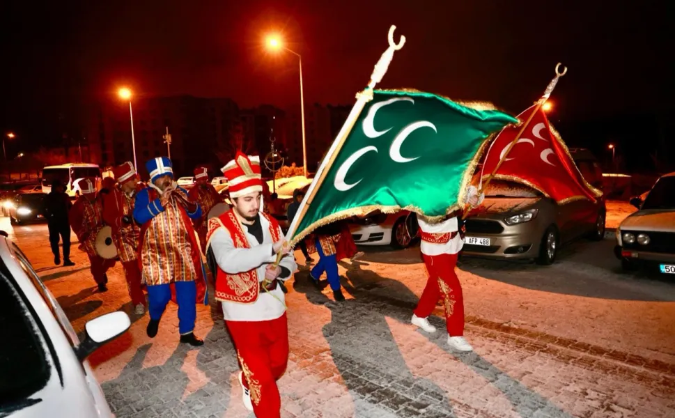 Nevşehirliler sahura Mehteran'la kalktı