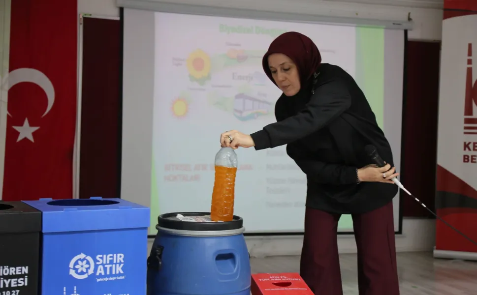 Ankara Keçiören'de öğrencilere çevre bilinci eğitimi