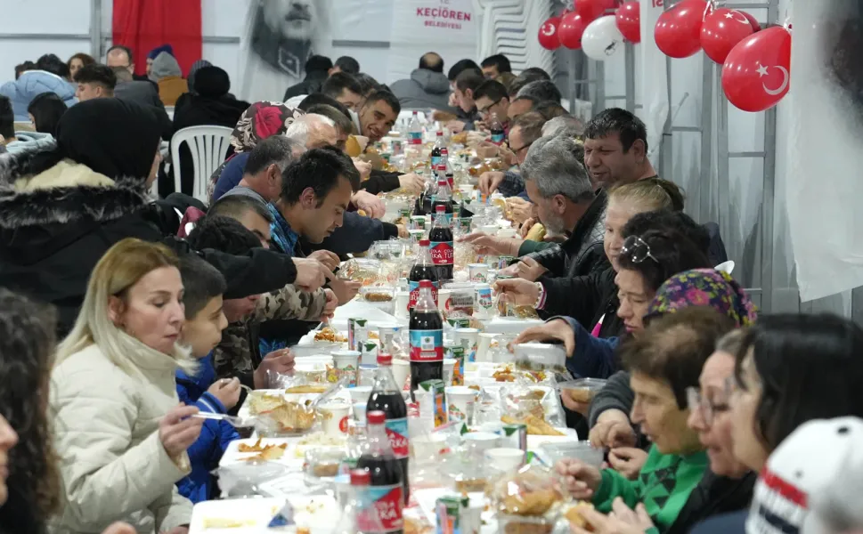 Ankara Keçiören'de özel gereksinimli bireyleri buluşturan iftar