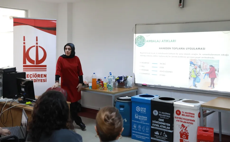 Ankara Keçiören'de 'sıfır atık' bilinci yaygınlaşıyor