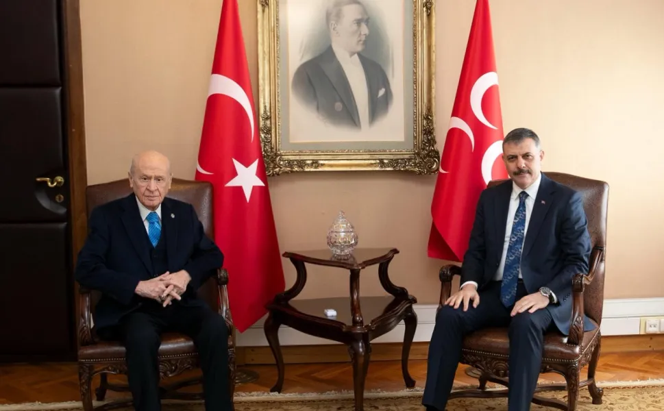 Bakan Çiftçi'den Bahçeli'ye ziyaret