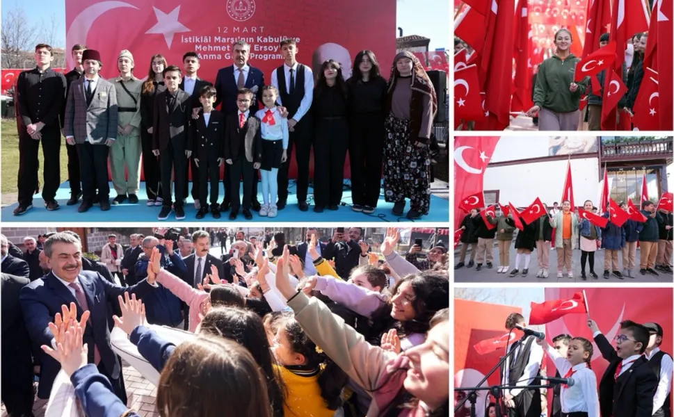 Bakan Tekin 12 Mart programına katıldı