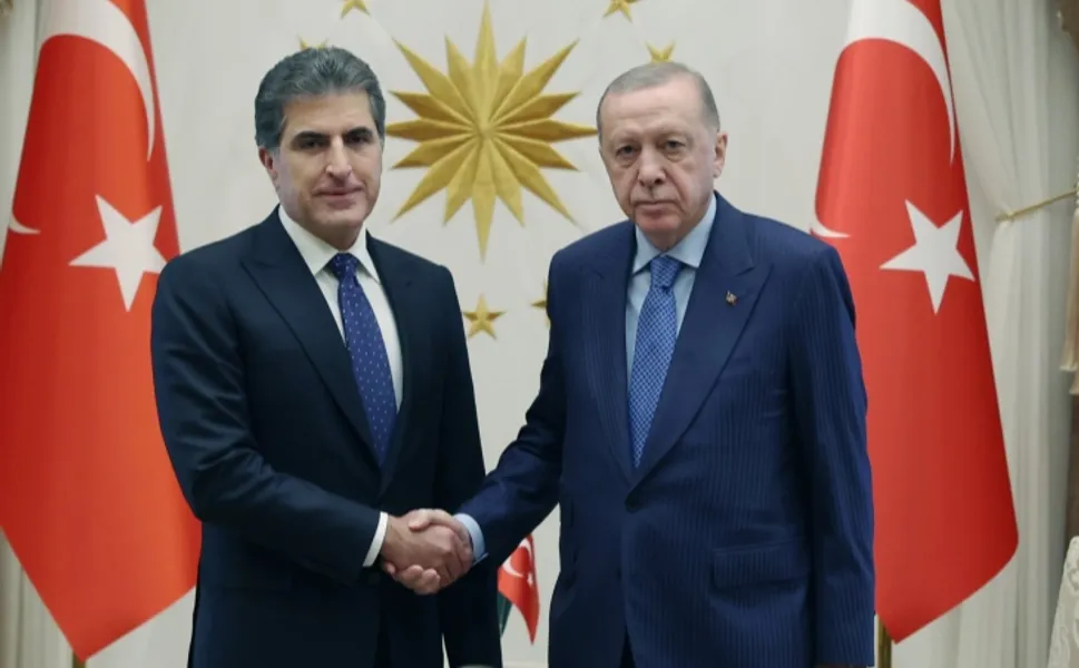 Cumhurbaşkanı Erdoğan, Barzani ile görüştü