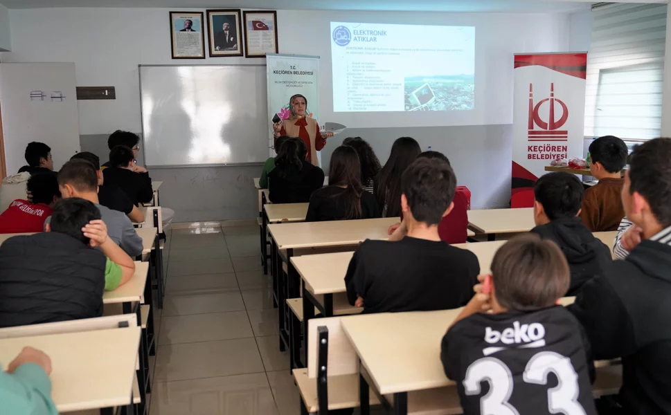 Ankara Keçiören'de öğrencilere çevre ve sıfır atık eğitimi