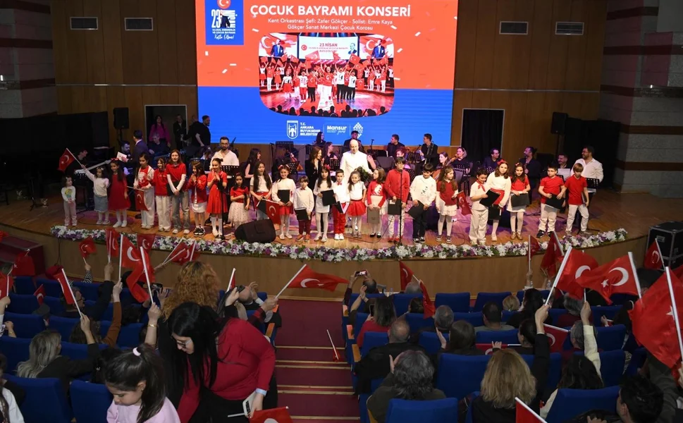 Ankara'da 23 Nisan coşkusu sürüyor