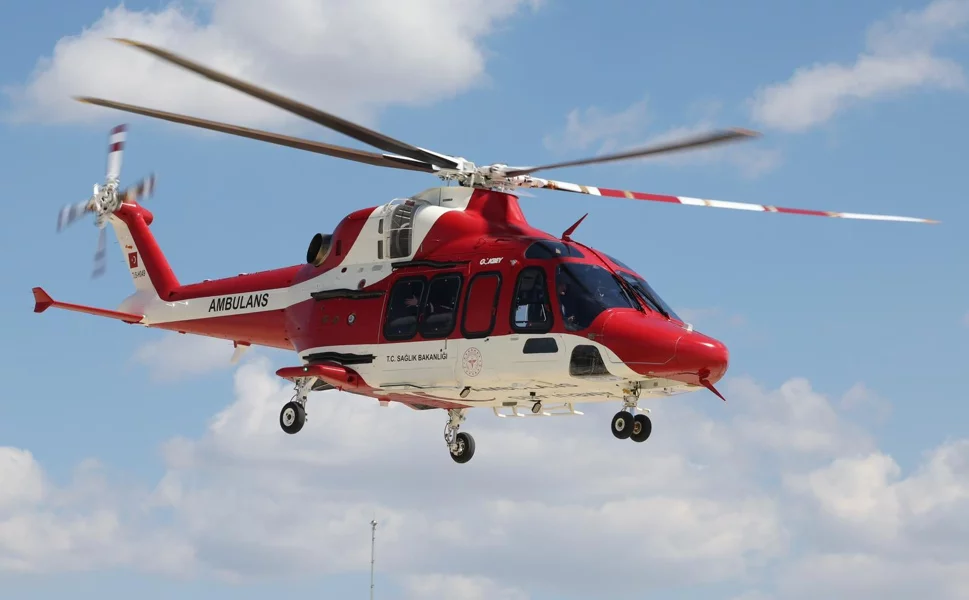 GÖKBEY hava ambulansı oluyor