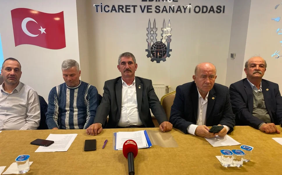 Trakya çiftçisinden ortak bildiri