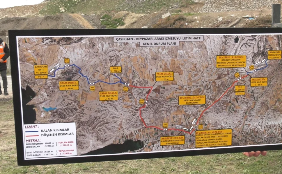 Ankara Beypazarı'nın içme suyu altyapısı güçleniyor