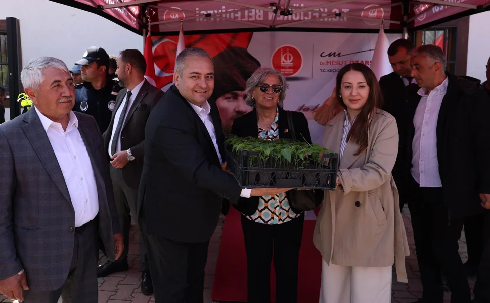 Keçiören'de çiftçilere fide desteği