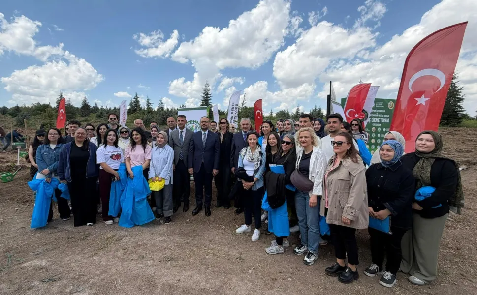 Ankara'da medya emekçileri hatıra ormanı oluşturuldu