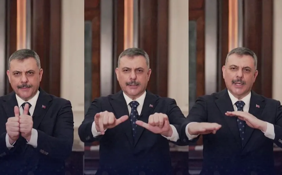 Bakan Çiftçi'den özel işaret dilli mesaj... 'Birlikte aynı milletin fertleriyiz'