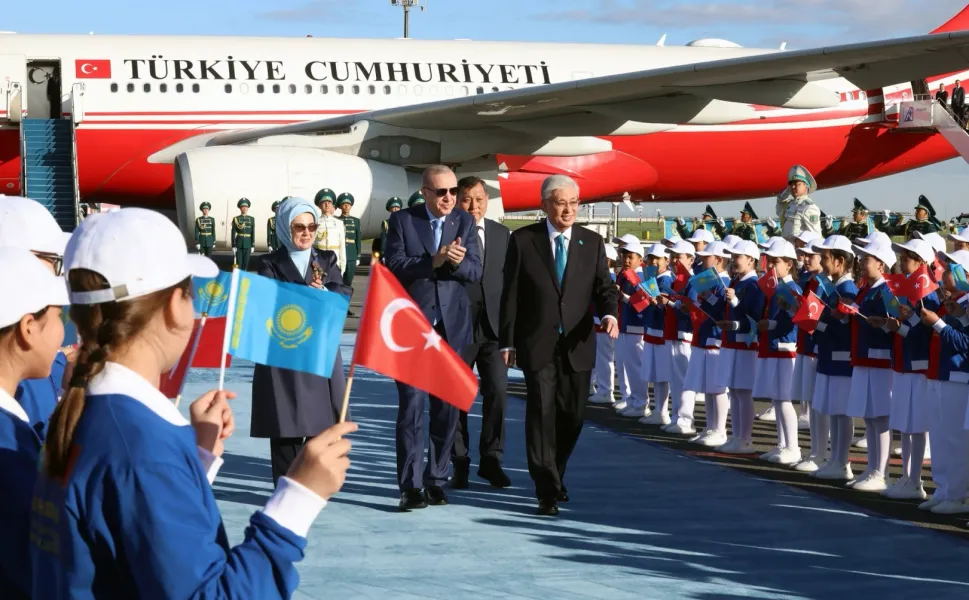 Cumhurbaşkanı Erdoğan Astana'da