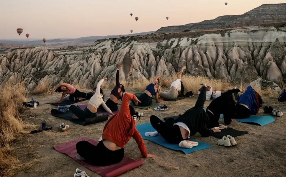 Kapadokya'da Bi'Yoga Fest hazırlığı