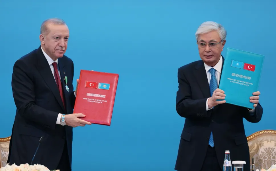 Türkiye ile Kazakistan arasında 13 anlaşma imzalandı