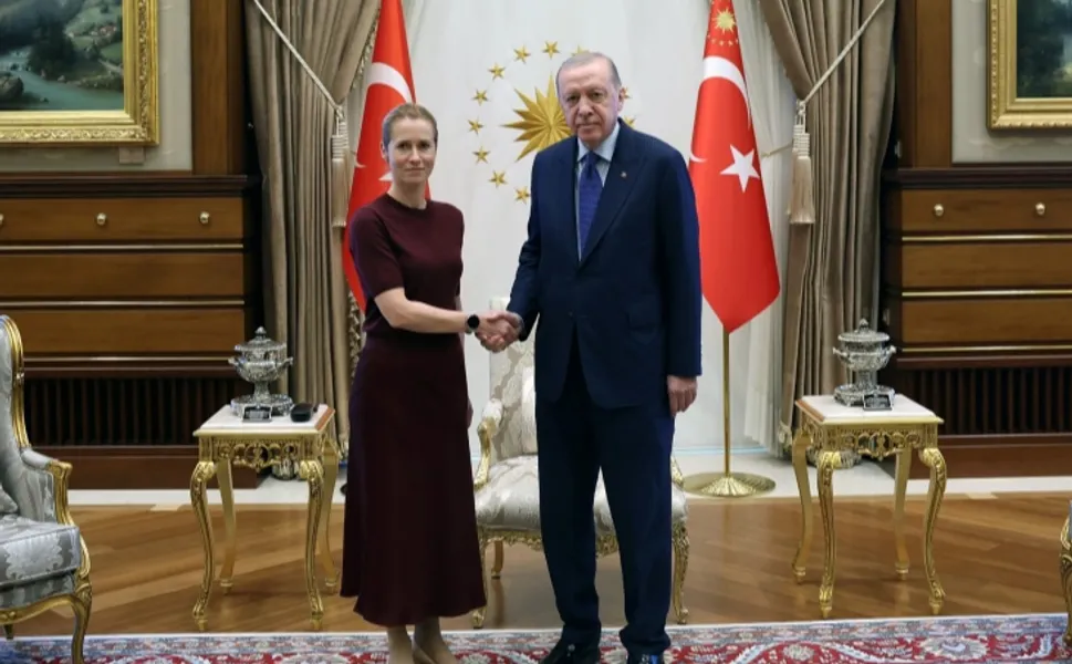 Cumhurbaşkanı Erdoğan, Kallas'ı kabul etti