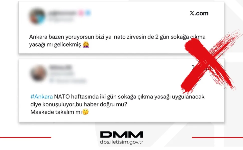 İletişim'den 'Ankara'da sokağa çıkma yasağı' iddialarına yalanlama