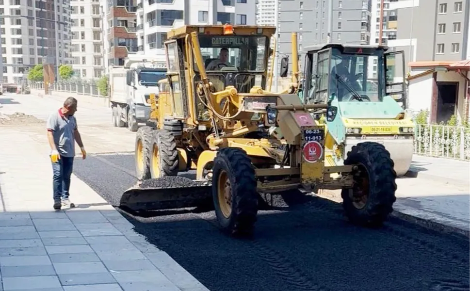 Keçiören'de Fen İşleri ekipleri sahada
