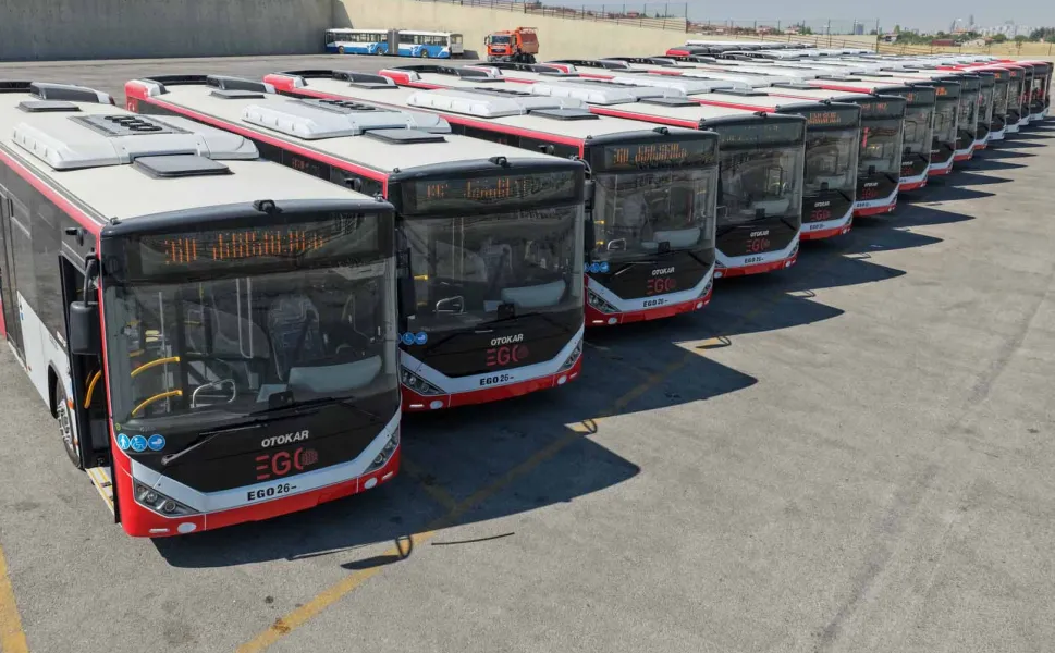 Ankara'da toplu taşımaya 15 yeni otobüs