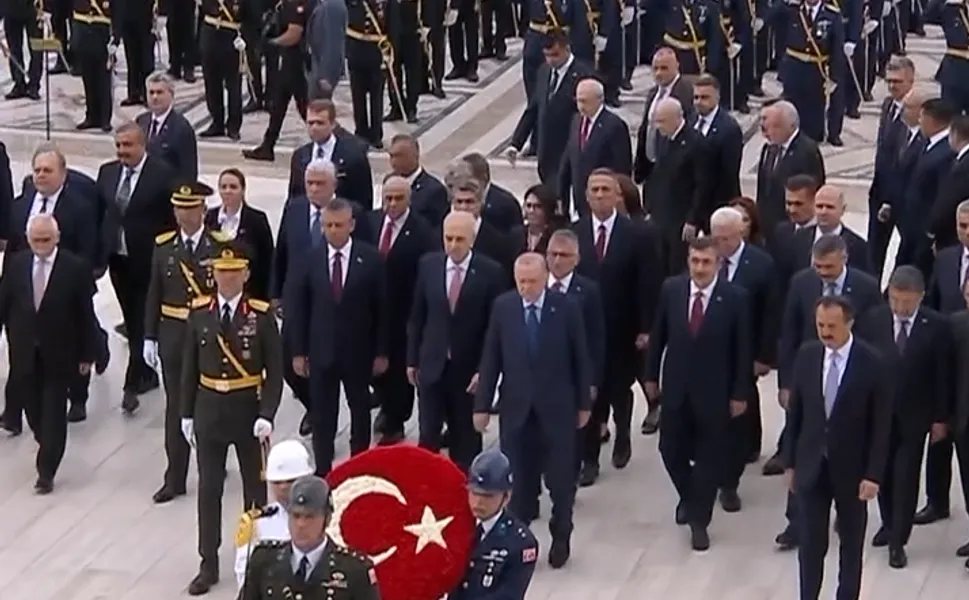 Büyük Zafer'in 104. yıl dönümünde devlet erkanı Anıtkabir'de