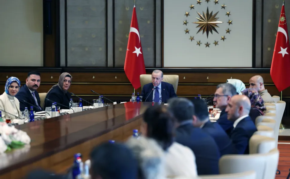 Cumhurbaşkanı Erdoğan şehit yakınları ve gazileri ağırladı