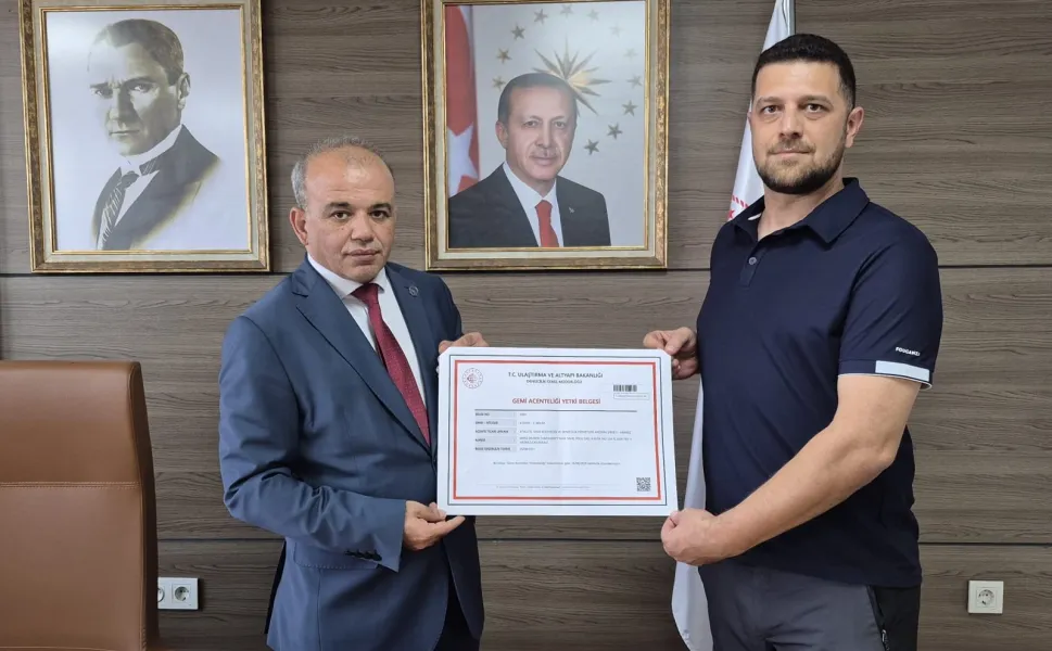 Gemi acenteliğinde yeni dönem... İlk A Sınıfı Yetki Belgesi verildi