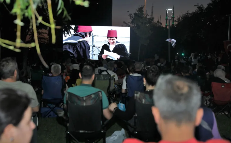 Keçiören'de 'Süt Kardeşler' filminin keyfi yaşandı