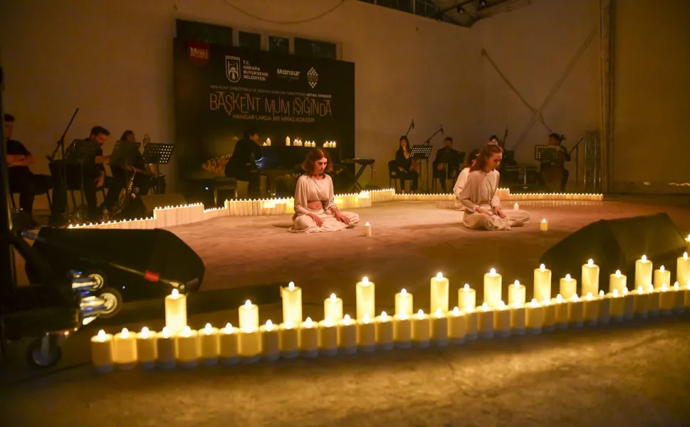 Ankara'da miras alanında sanat buluşması