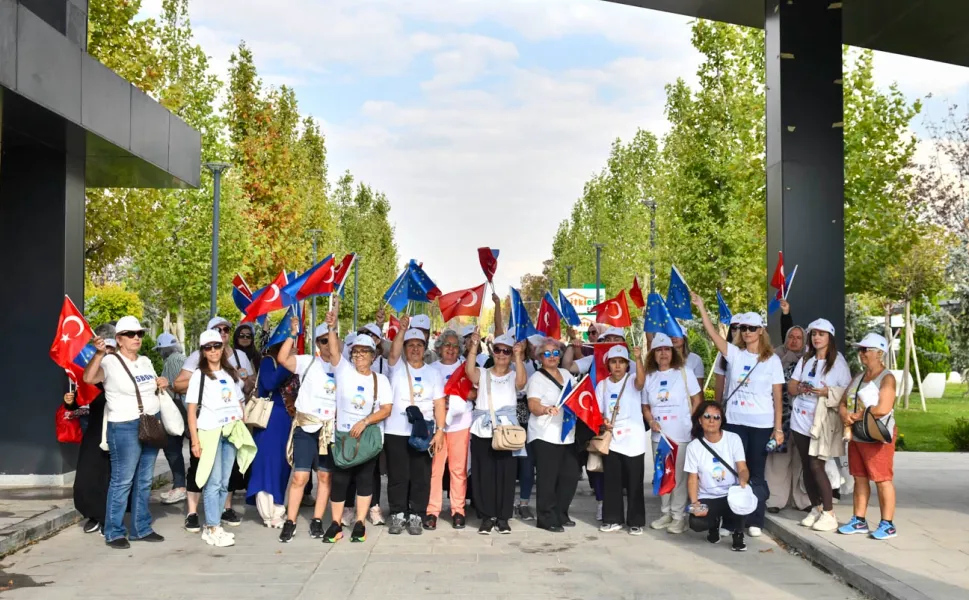 Başkentte kadınlar hareketlilik mesajı verdi