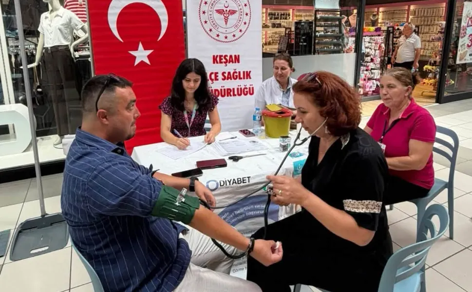 Edirne Keşan'da sağlık taraması