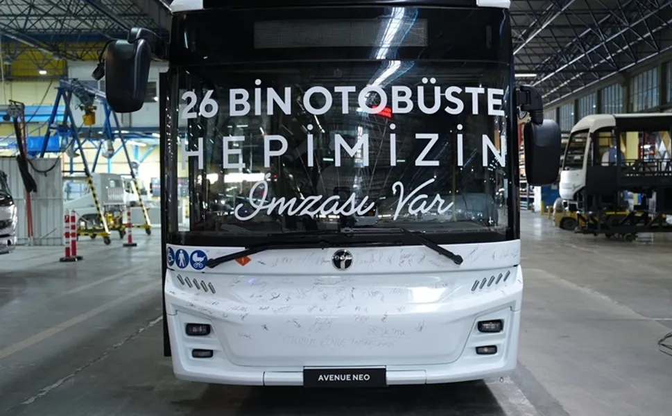 TEMSA'nın 26 bininci otobüsü banttan indi