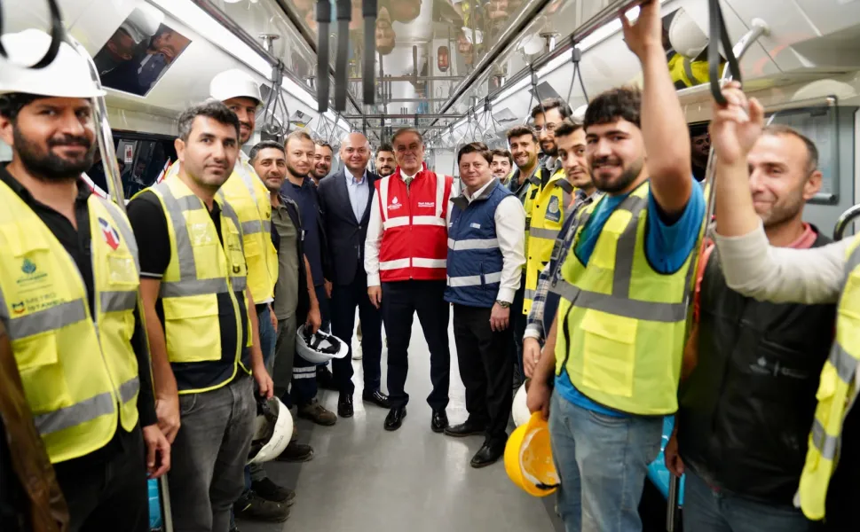 Ümraniye-Ataşehir-Göztepe hattında test sürüşü yapıldı... 19 Aralık'ta açılıyor