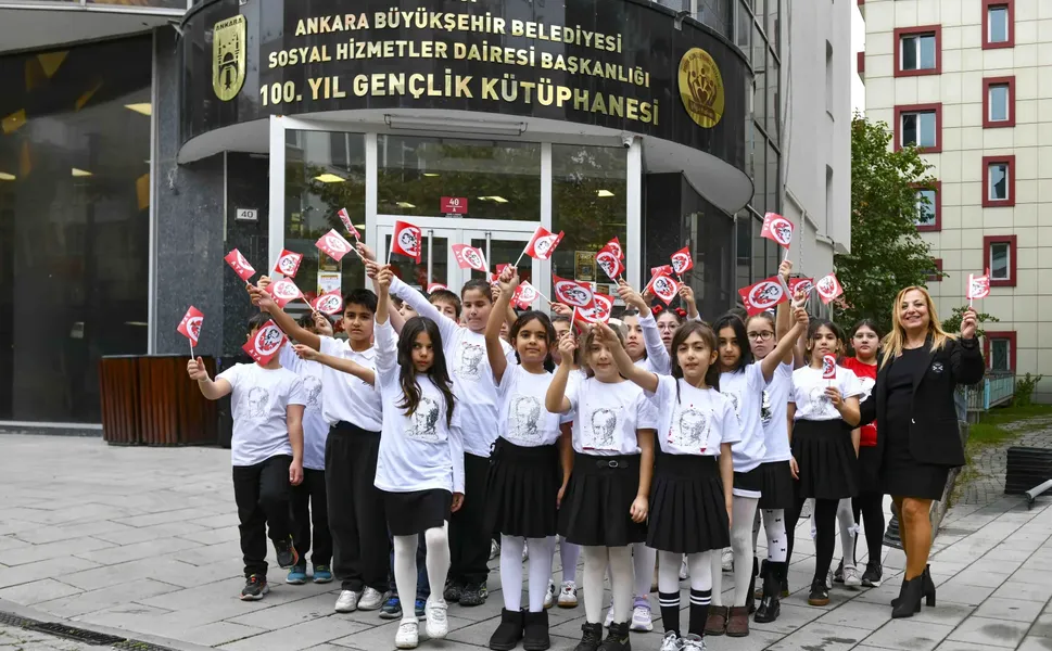 Ankara'da çocuklar Cumhuriyet Bayramı'nı coşkuyla kutladı